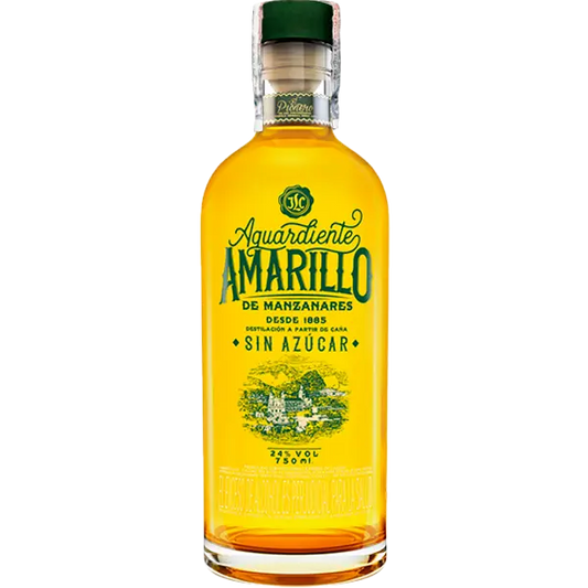 Botella Aguardiente Amarillo