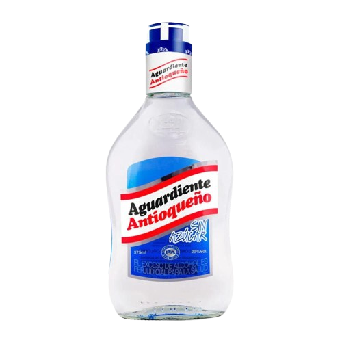 Media Aguardiente Antioqueño Tapa Azul